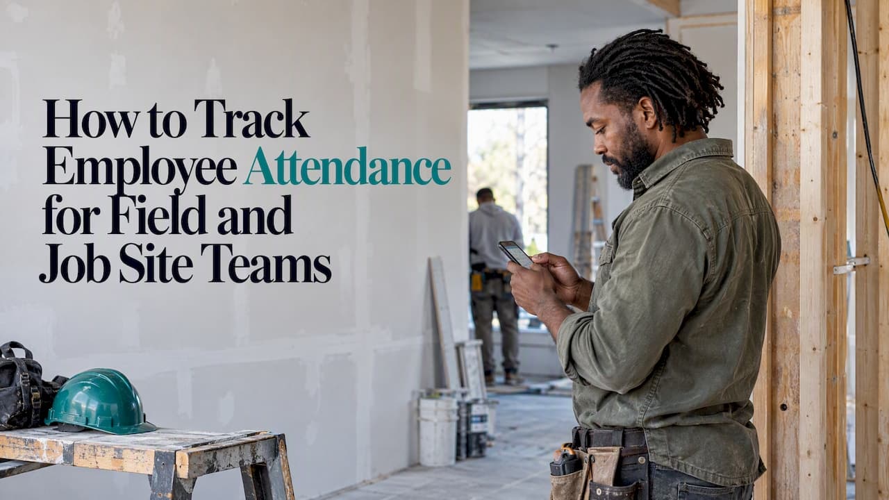 How to Track Employee Attendance for Field and Job Site Teams